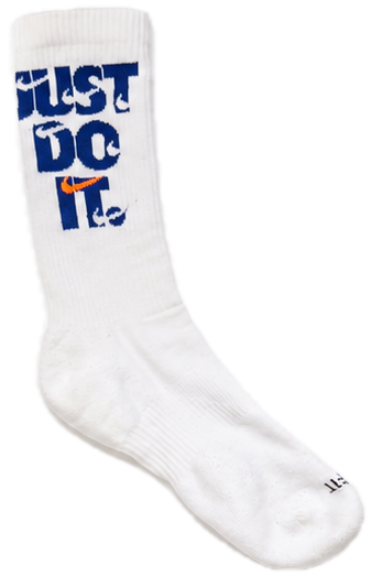 White blue type