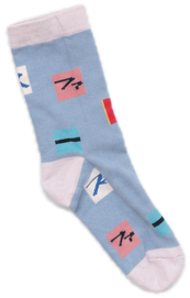 Blue and pink